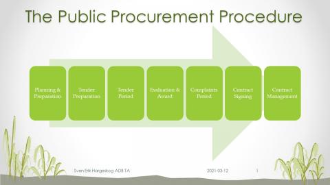 The Public Procurement Process